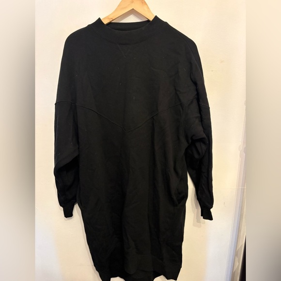 Monki Black Oversized Dress - Picture 5 of 7